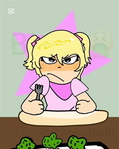 EAT IT UP “Honey eat ur vegetables😡” Inside out Riley and her mom #insideout #animation #tweening