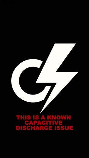 This is a known capacitive discharge issue