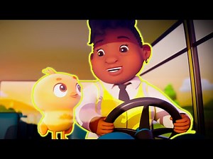 🐣 Wheels On The (Duck) Bus! Singalong 🐣 | Melody Time: Moonbug Kids Songs