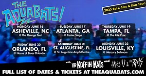 Join The Aquabats! as they blast through your town on their Bats, Kats and Rats 2025 Summer Tour! Don’t miss your chance to see this legendary band LIVE with special guests The Koffin Kats and Mike V. & The Rats! Tickets are going fast! Grab yours now and get ready to ROCK! | The Aquabats! | Facebook