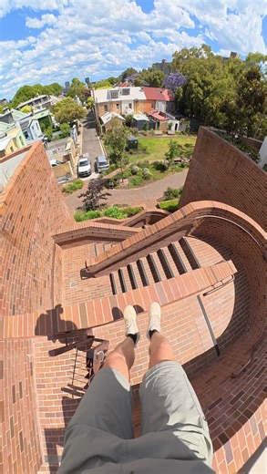 Usually I’m scared because the gaps are big. This time I was scared because the jumps were so small it felt like you could overshoot and go all the way to the ground 😅 | Tim Champion