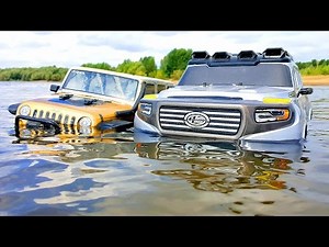 RC Extreme Pictures — RC Cars OFF Road 4x4 Adventure — Mercedes Ener G Force VS Axial Jeep Rubicon