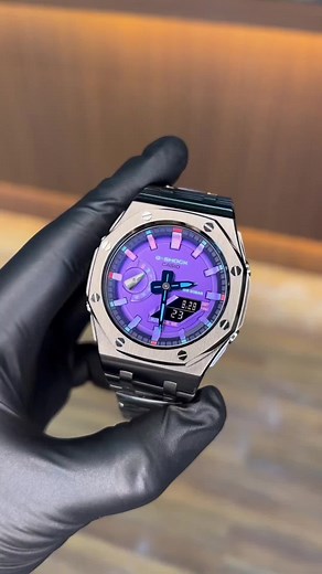 Casio G-Shock GA-2100 Purple Mod Luxury Watch Review
