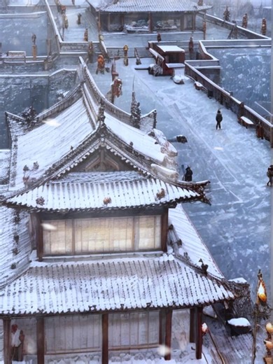 Snow-Covered Xi'an: A Winter Wonderland