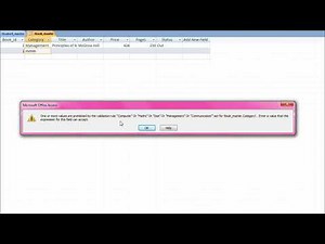 How to create library database by using MS-Access? Part 2