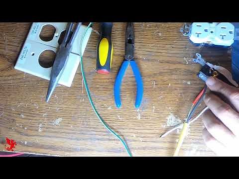 How to Add a 120 Volt Outlet to a 240 Volt Outlet Box.