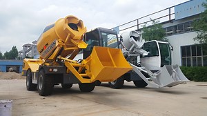 [Hot Item] Ajax Fiori Mobile Concrete Mixing Machine (HQ4.0) with Self Loading Self Discharging