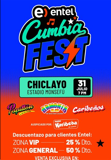 Entel Cumbia Fest Chiclayo 31 julio: Papillón, Armonía 10