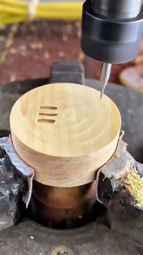 CNC machine carving patterns on wood
