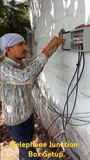 Telephone Junction Box Setup #telephone #itsolution