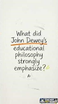 John Dewey's Experiential Learning Explained - Teacher Certification Exam Prep