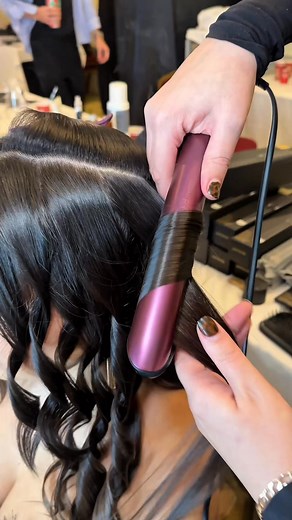 1.6M views · 9.8K reactions | Us backstage at the cherry chic campaign shoot capturing hair styling content to dispel the AI allegations ‍ honey this hair is all real x #ghd #ghdchronos #cherrychic #howtocurlyourhair #curlinghair | ghd | Facebook