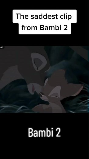 Heartbreaking Scene: Bambi's Father Saves Him in the Meadow