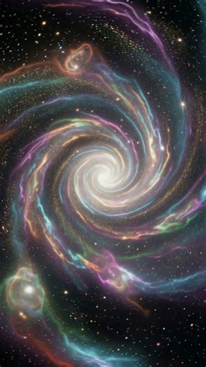 Cosmic Calm ✨ Deep Space Visuals for Focus & Relaxation #immersivevisuals #art #visualarts #moon