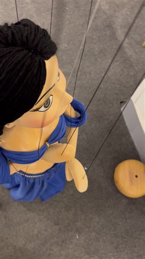 Handmade Belly Dancer Marionette: A Stage Life