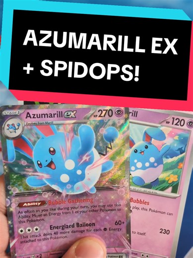Azumarill EX and Team Rocket's Spidops Deck Showcase