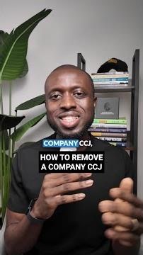 HOW TO REMOVE A COMPANY CCJ