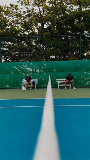 5.6K views · 54 reactions |  Experience the newly resurfaced of our seaside tennis court! Indulge in the beauty of the beach and enjoy playing tennis with your besties. ️✨ #DusitThaniPattaya #BeachsideTennis #TennisCourt #BeachTennisExperience #VacationVibes | Dusit Thani Pattaya | Facebook