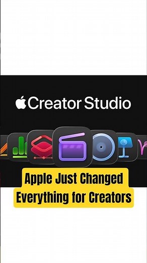Apple Creator Studio: Just Changed Everything for Creators #creatorstudio