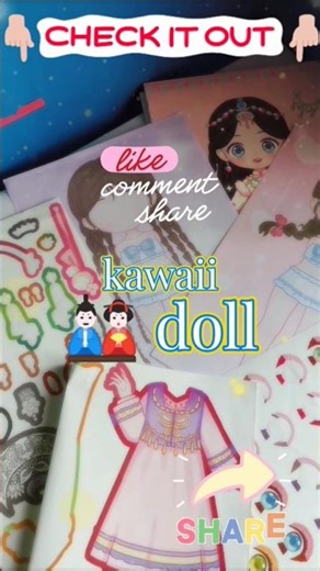 Kawaii Doll Magic in Mini World 💕👑 Watch full video for more cuteness!