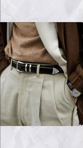 Types of belt for men ✅ #fashion #mensfashion