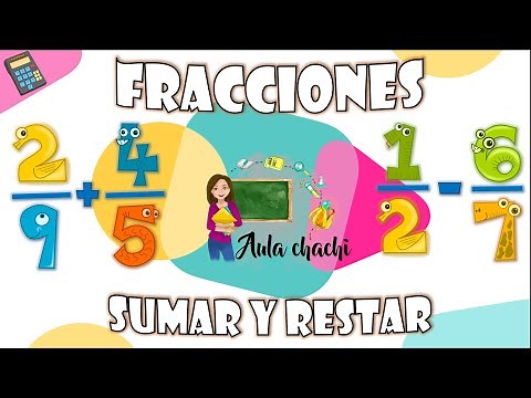 Sumar y restar Fracciones | Aula chachi - Vídeos educativos para niños