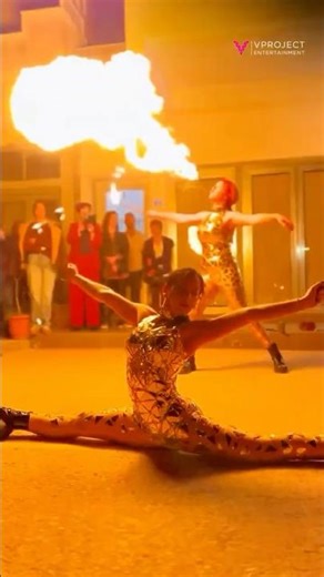 Fire Dancers Performance | Monemvasia Greece