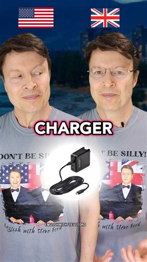 Steve Ford | American or British? Cell Phone Chargers, 2026 fast version #englishvocabulary #englishtips | Instagram