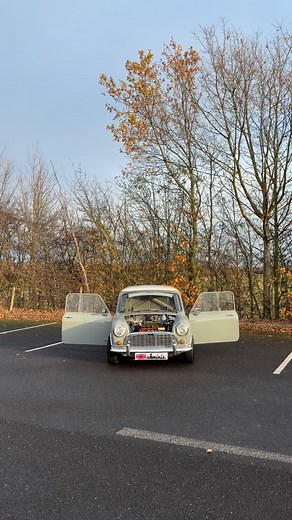 Edwin is NOW LIVE 🏆 MEGA LOW odds comp! JUST 1275 maximum tickets 🎫 1963 Austin Mini that’s been fully restored and painted in Dove Grey with a white roof. 10 inch Cooper S reverse rims and 7.4 inch Cooper S brake conversion! At his heart sits a 1275cc stage 1 tuned engine and gearbox that makes 72 BHP! Interior wise we have a brand new classic cobra bucket seat set with matching rear seats and doorcard, Newton Commercial black carpet, roof lining and brocade sun visors.The list goes on and on