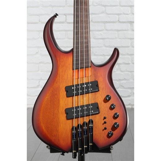 Sire Marcus Miller M6 4-string Headless Fretless Bass Guitar - Tobacco Sunburst Satin