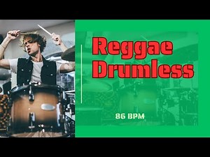 Drumless Track Reggae, No Drums Backing Track Reggae 86 BPM