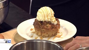 Carolina Kitchen: White Chocolate and Chestnut Donut-Bread Pudding