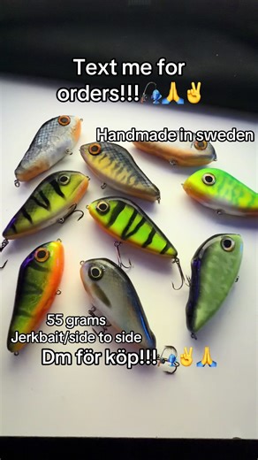 Handmade Jerkbait Lures for Sale!