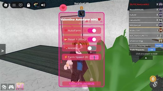 MM2 Valentine Farm #robloxfyp #mm2 #mm2update #autofarm #robloxscript | Roblox