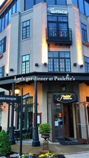 Tonight’s plan: welcoming service, classic flavors, and a riverfront vibe you can enjoy. Come on in for dinner at Paulette’s.🤍 | River Inn of Harbor Town
