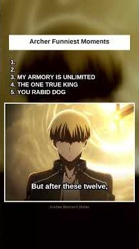 Archer: #5 You Rabid Dog · #4 The One True King · #3 My Armory Is Unlimited · #2 Who Gave You Permis