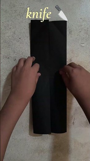 Easy Origami Paper Knife 🔪| No Glue Needed! 🗡️Keyword-Heavy: DIY Paper Craft: How to Fold a knife🔪♥️