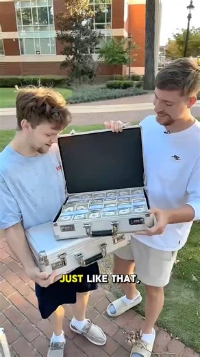 This student didn’t expect MrBeast to do THIS”🔥🤯 #beastbreakdown #mrbeast #money