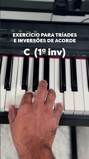Exercício para tríades e inversões de acordes | Música Sorriso Resplandecente