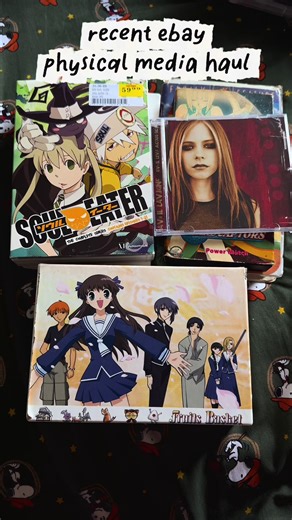 @ebay always pulling through for older anime dvds #fyp #physicalmedia #dvdcollection #anime #shojo