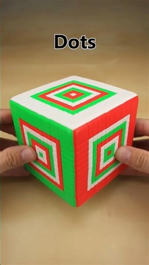 Big Cube's Dot Pattern।।#cube #cubing #satisfying #pattern