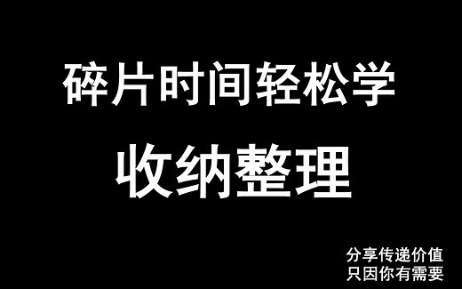 美好生活从整理开始。学完你将收获：1、掌握收纳的正统理论和实操方法，2、拥有干净整洁的家庭空间，3、掌握高效有序的生活节奏，4、拥有目标明确的清醒人生。