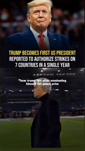 sam geointels on Instagram: "Donald Trump is being cited by multiple international media outlets as the first sitting U.S. president to authorize military strikes in seven different countries within a single year, an unprecedented geographic expansion of American military action. The operations were officially justified under grounds such as counter-terrorism, national security, protection of U.S. assets, and deterrence. Analysts argue this escalation has reignited global debate over executive w