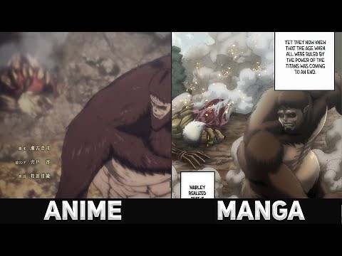Anime VS Manga - Attack On Titan Season 4