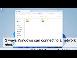 How to access a network share from a Microsoft Windows computer