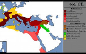 【历史地图】基督教史：逐年记录基督教在世界的发展与传播（30年－2016年）