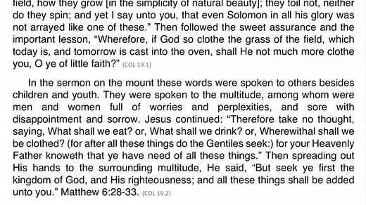 Christ's Object Lessons by Ellen G. White (audio & video - text on screen)