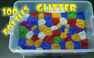 将一百瓶闪粉倒入史莱姆