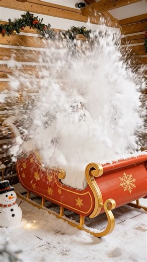 [ASMR] Sleeping on a Christmas Dream Bed | Cozy Lights, Snow & Soft Sounds 🎄🛏️ #Christmas #asmr