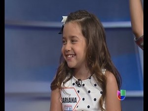 Dariana Fustes, Sábado Gigante. July 6, 2013